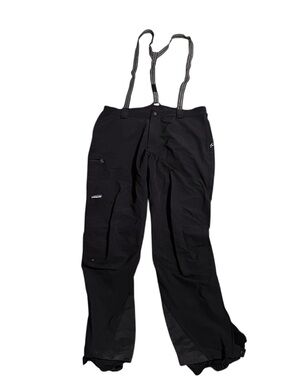 Patagonia Black Men's Snow Pants with Removable Suspenders